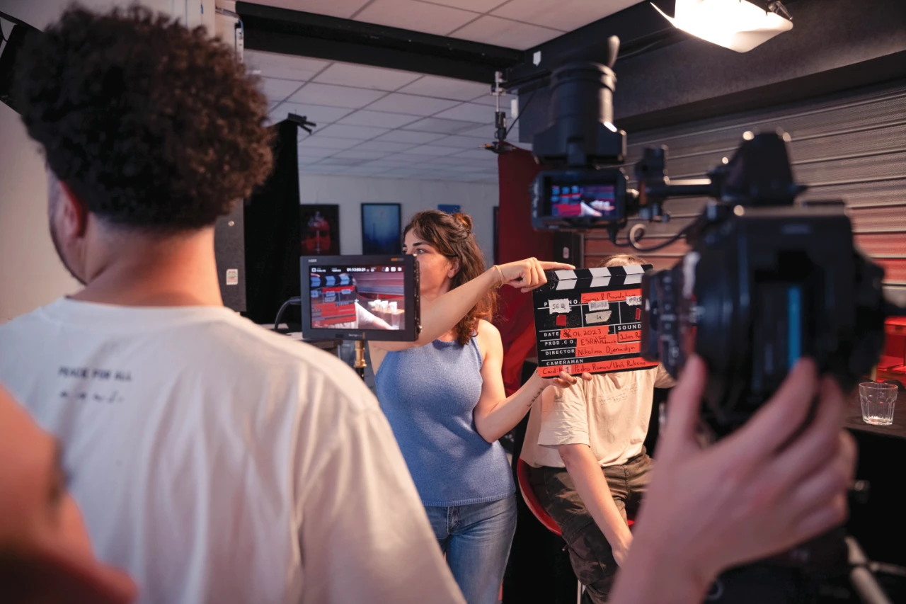 Tournage élèves ESRA Cinéma Paris