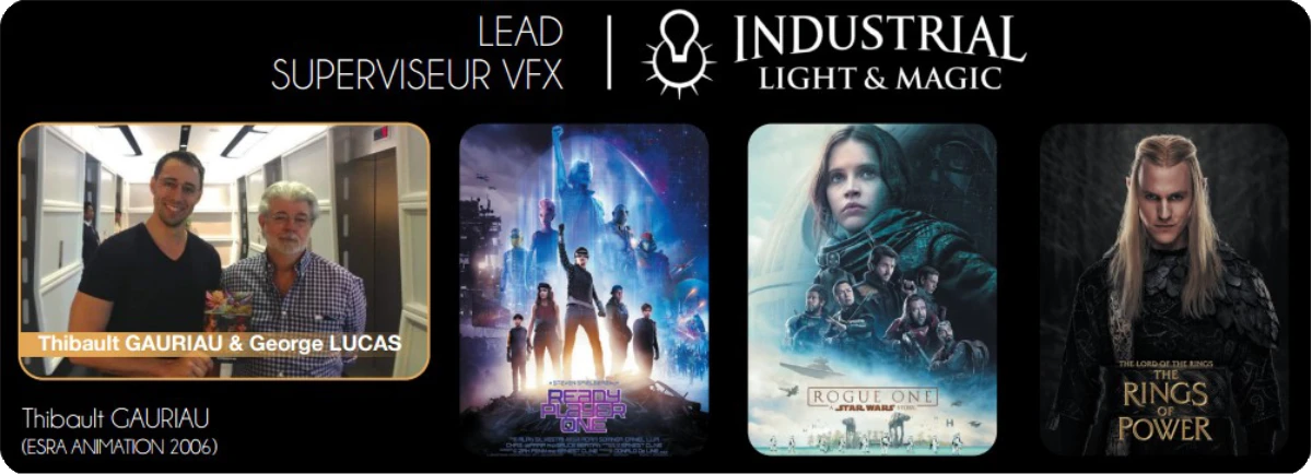 Lead superviseur Thibault Gauriau VFX ESRA ANIMATION Lead supervisor Thibault Gauriau VFX ESRA ANIMATION