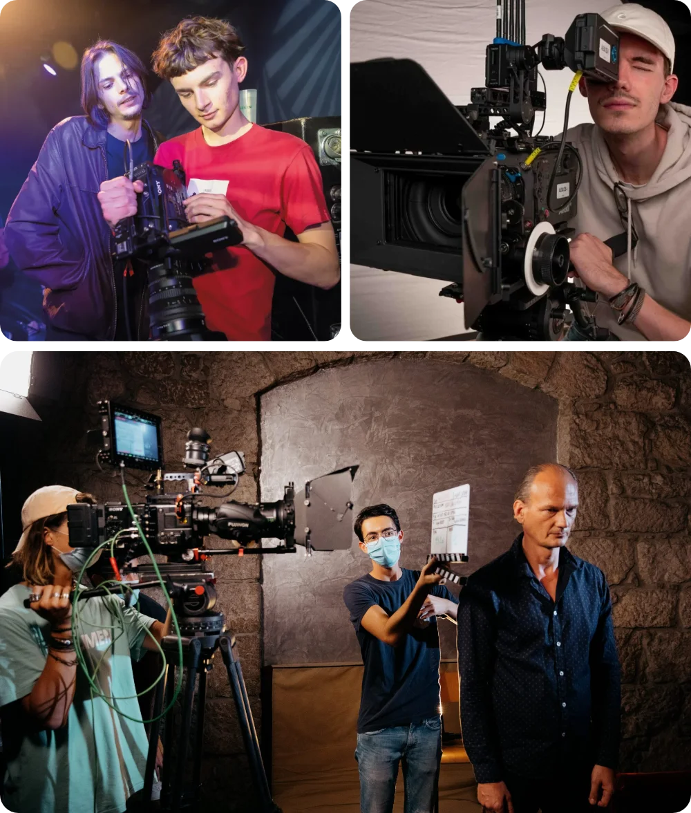 Photos élèves ESRA en tournages