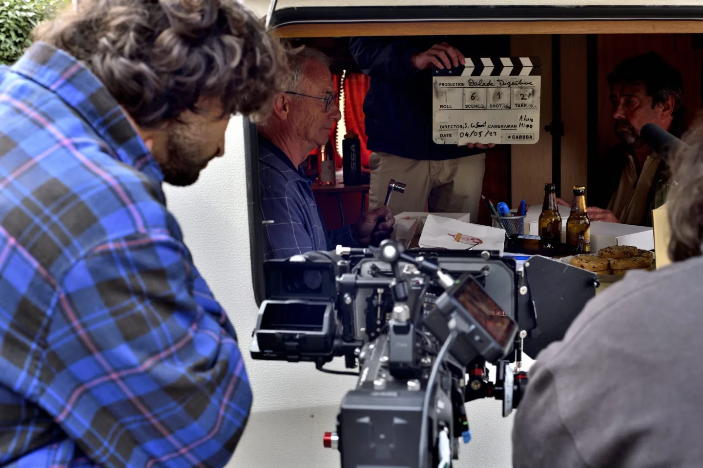 Photo from the ESRA Professional Film Program students' shoot