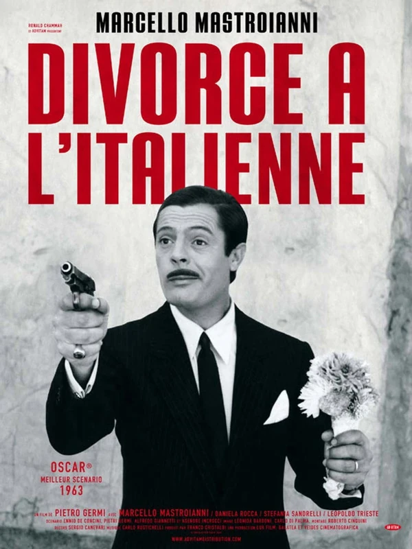 Affiche du film Divorce à l'italienne (Pietro Germi, 1961)