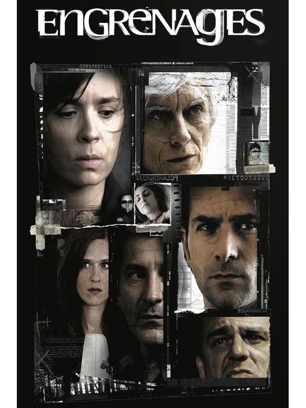 Affiche de la série Engrenages (Alexandra Clert et Guy-Patrick Sainderichin, 2005)