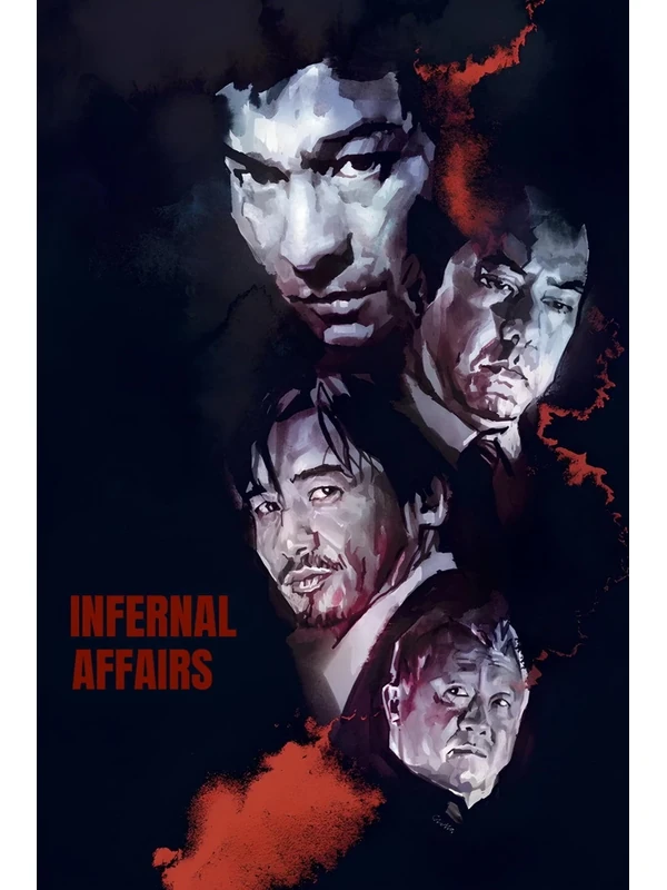 Affiche Infernal Affairs (2002) Affiche du film Infernal Affairs (Andrew Lau et Alan Mak, 2002)