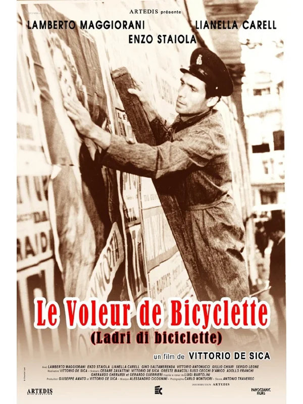 Affiche du film Le Voleur de bicyclette (Vittorio De Sica, 1948)