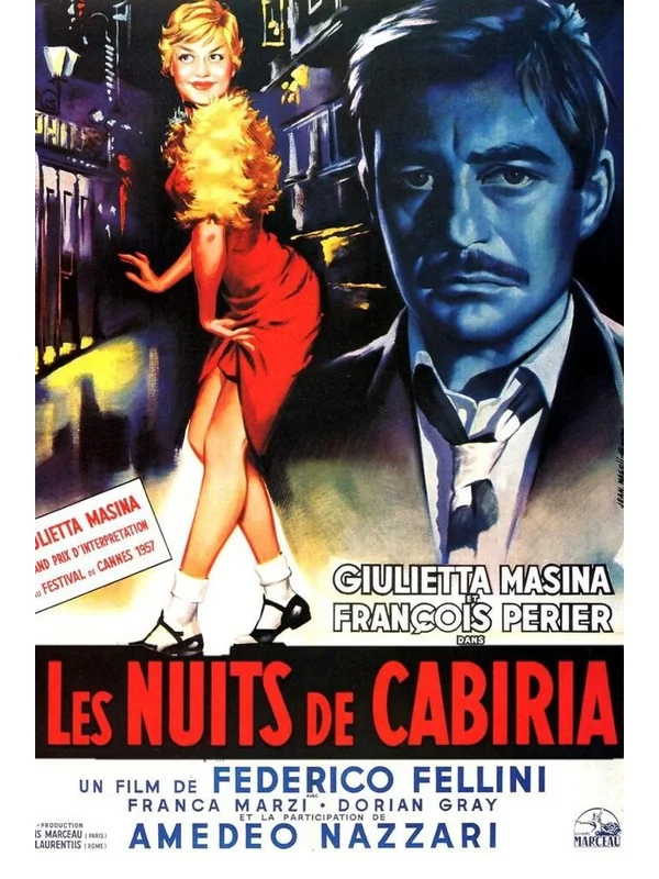 Affiche du film Les Nuits de Cabiria (Federico Fellini, 1957)