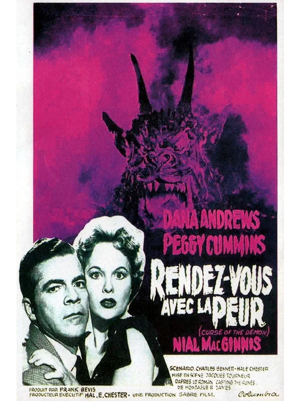 Affiche du film Rendez-vous avec la peur (Jacques Tourneur, 1957)