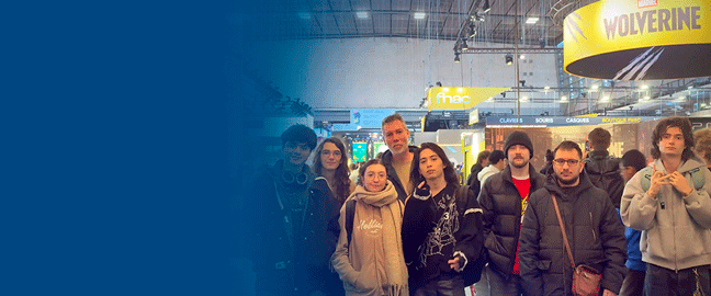 Les étudiants Son Jeu Vidéo de l’ESRA à la découverte de la Paris Games Week 2026